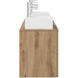  Set ormarića za kupaonicu 3 kom. Hrast artisan Smeđa 49,5 x 41 x 62,5 cm | Shoptok.si