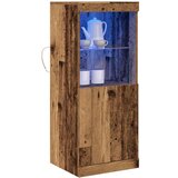 Sideboard s LED svjetlima od starog drva 41x37x100 cm | shoptok.hr