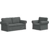 SOFA 2 pcs Tamno siva Metal | shoptok.hr