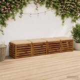  Jastučići za sjedenje SOEST 4 kom. 100% poliester Krem | Shoptok.si