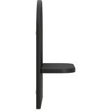  Zidna polica 2 kom. Crna 23 x 13 5 x 37 5 cm Prerađeno drvo - Crna 23 cm | shoptok.hr