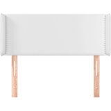  Vzglavje z ušesi belo 83x16x78/88 cm umetno usnje, (20735924) | Shoptok.si