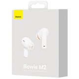 Baseus Slušalke Bowie M2 TWS, ANC, bele | Shoptok.si
