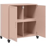  Komoda ružičasta 68x39x72 cm čelična | shoptok.hr