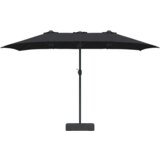  Vrtni suncobran Crna 385 x 209 x 244 cm tkanina | shoptok.hr