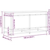vidaXL Kutija za pohranu s poklopcem 100x40x51,5 cm konstruirano drvo | shoptok.hr