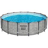 Bestway Bazen s okvirom Steel Pro Max (Ø x V: 488 x 122 cm, Siva, 19.500 l) | shoptok.hr