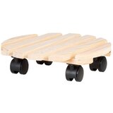 Esschert Design drveno pomično postolje za tegle za cvijeće Nature, ø 29 cm Cijene
