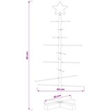  Metalno božićno drvce sa stalkom KUOPIO 90 cm Čelik Zlatno Slike
