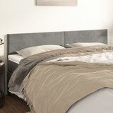 Uzglavlja svjetlosiva 160x5x78/88 cm baršunasta | shoptok.hr
