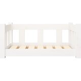  Krevet za pse bijeli 65,5 x 50,5 x 28 cm od masivne borovine | shoptok.hr