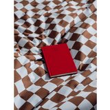 noo.ma Svetlo modro-rjava enojna prevleka za odejo iz bombažnega satena 140x200 cm Plu – | Shoptok.si