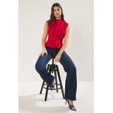 TRENDYOLMILLA ženski top Twoaw23Bz00559, Crvena-Crvena Cene