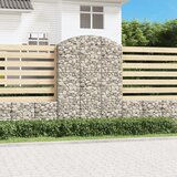  Gabionska košara s lukom 150x30x200/220 cm pocinčano željezo | shoptok.hr
