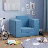  Otroški kavč moder mehak pliš, (21830216) | Shoptok.si