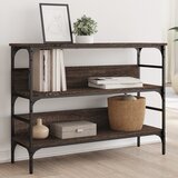  Konzolni stol boja smeđeg hrasta 100x32x75 cm konstruirano drvo Cijene