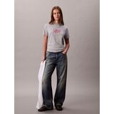 Calvin Klein Jeans Majica svetlo siva / roza | Shoptok.si