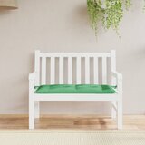 vidaXL Blazina za vrtno klop zelena 110x50x7 cm oxford tkanina Cene