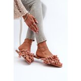 Boto Flat Women's Slippers with Tassels Dirty Pink Rialle | ePonuda.com