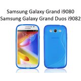  Gumijasti / gel etui S-Line za Samsung Galaxy Grand i9080 / Grand Duos i9082 - modri Cene