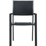  7-dijelni vrtni blagovaonski set crni | shoptok.hr