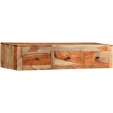 vidaXL Zidni konzolni stol od masivnog drva šišama 100 x 25 x 20 cm | shoptok.hr