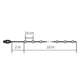 Home Dekorativna rasvjeta, micro LED svjetlosni niz - ML 112 RGB | shoptok.hr