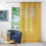Douceur d intérieur Žuta prozirna zavjesa 140x280 cm Belflor – | shoptok.hr