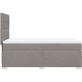 vidaXL Krevet s oprugama i madracem smeđesivi 80x200 cm od tkanine | shoptok.hr