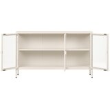 House Nordic Krem željezna vitrina 140x85x40 cm Brisbane – | shoptok.hr