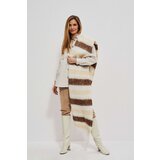 Marisse A wide scarf with stripes | Shoptok.si