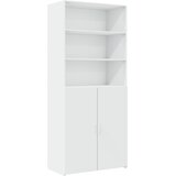  Visoka komoda bijela 80 x 42,5 x 249 cm od konstruiranog drva | shoptok.hr