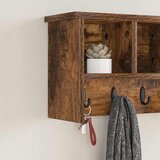  Vješalica za kapute na zidu Dimljeni hrast 50 x 16 x 26 cm | Eponuda.com