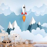  Foto tapeta - Rocket in the Clouds 150x105 Vodootporna | shoptok.hr