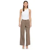 Hlače Noos Kari Wide Trousers - Falcon Kostanjeva