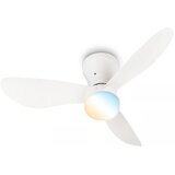 BRILO LED prigušiva plafonski ventilator LUFITO LED/15W/230V 3000/4000/6000K bela+daljinski upravljač | Eponuda.com
