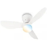 LED prigušiva plafonski ventilator LUFITO LED/15W/230V 3000/4000/6000K bela+daljinski upravljač