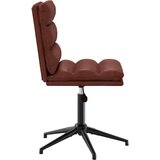  Jedilni stoli 4 kosi sijoče rjavo umetno usnje, (21828333) | Shoptok.si