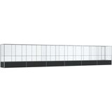 vidaXL Voliera s podaljškom srebrna 1250,5x107x212 cm jeklo | Shoptok.si