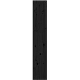 Ormarić za knjige / pregrada crni 60x30x167,5 cm od borovine | shoptok.hr