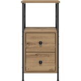  Noćni ormarići 2 kom Artisan hrast 34x35,5x70 cm izrađeno drvo | shoptok.hr