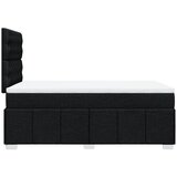  Krevet box spring s madracem crni 120 x 190 cm od tkanine | shoptok.hr