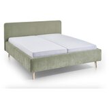 Meise Möbel Svijetlo zeleni tapecirani bračni krevet bez podnice 180x200 cm Mattis – | shoptok.hr