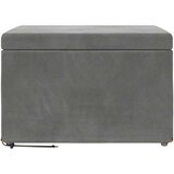  Stolica Tamno siva 61 x 41 x 40 cm Svileni i Fino Radeći Drvo | Eponuda.com