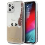 Karl Lagerfeld originalen ovitek KLHCP12MPABGNU za iphone 12 / 12 pro prozorna trda zaščita z roza bleščicami - peek a boo Cene