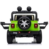 Ramiz Otroški avto na akumulator Jeep Wrangler Rubicon Zelena 4x4 lea | Shoptok.si