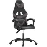  Igraća stolica crno-siva od umjetne kože | shoptok.hr