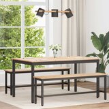  Stol za objedovanje Prirodna 150 x 90 x 75 cm | shoptok.hr