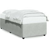 vidaXL Posteljni okvir svetlo siv 90x190 cm žamet | Shoptok.si