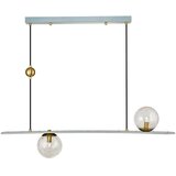 Vidik 21790 LED LUSTER+2xG9 PLAVI S ZLATNIM DETALJIMA | shoptok.hr